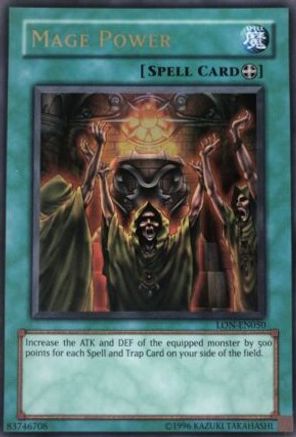 Mage Power (LON-EN050) - Labyrinth of Nightmare (Worldwide English) Unlimited Labyrinth of Nightmare (Worldwide English) Yugioh Single  Squirtle Squad Card Shop.