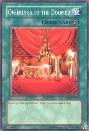 Offerings to the Doomed (LON-EN051) - Labyrinth of Nightmare (Worldwide English) Unlimited Labyrinth of Nightmare (Worldwide English) Yugioh Single  Squirtle Squad Card Shop.