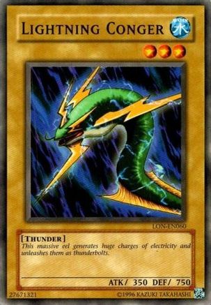 Lightning Conger (LON-EN060) - Labyrinth of Nightmare (Worldwide English) Unlimited Labyrinth of Nightmare (Worldwide English) Yugioh Single  Squirtle Squad Card Shop.