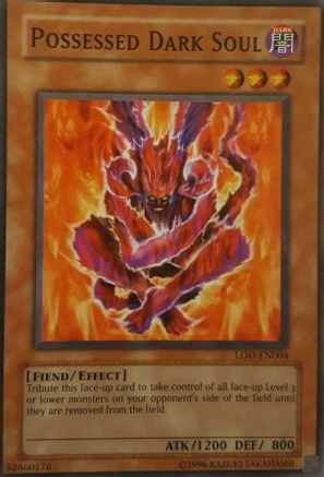 Possessed Dark Soul (LOD-EN004) - Legacy of Darkness (Worldwide English) Unlimited Legacy of Darkness (Worldwide English) Yugioh Single  Squirtle Squad Card Shop.