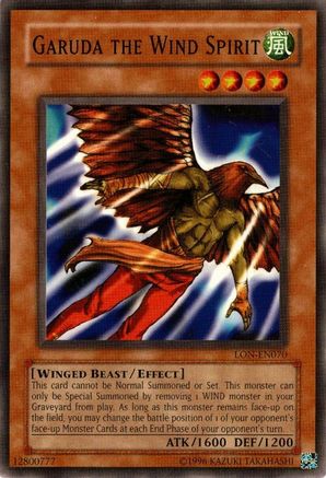 Garuda the Wind Spirit (LON-EN070) - Labyrinth of Nightmare (Worldwide English) Unlimited Labyrinth of Nightmare (Worldwide English) Yugioh Single  Squirtle Squad Card Shop.
