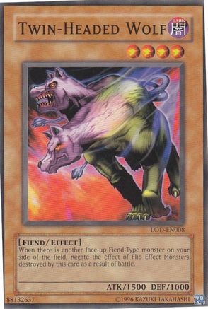Twin-Headed Wolf (LOD-EN008) - Legacy of Darkness (Worldwide English) Unlimited Legacy of Darkness (Worldwide English) Yugioh Single  Squirtle Squad Card Shop.