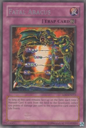 Fatal Abacus (LOD-EN011) - Legacy of Darkness (Worldwide English) Unlimited Legacy of Darkness (Worldwide English) Yugioh Single  Squirtle Squad Card Shop.