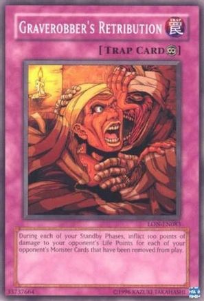 Graverobber's Retribution (LON-EN083) - Labyrinth of Nightmare (Worldwide English) Unlimited Labyrinth of Nightmare (Worldwide English) Yugioh Single  Squirtle Squad Card Shop.
