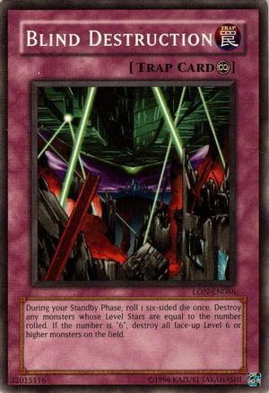Blind Destruction (LON-EN086) - Labyrinth of Nightmare (Worldwide English) Unlimited Labyrinth of Nightmare (Worldwide English) Yugioh Single  Squirtle Squad Card Shop.