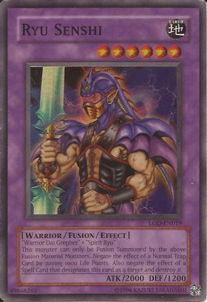 Ryu Senshi (LOD-EN019) - Legacy of Darkness (Worldwide English) Unlimited Legacy of Darkness (Worldwide English) Yugioh Single  Squirtle Squad Card Shop.