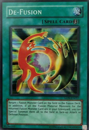 De-Fusion (LON-EN097) - Labyrinth of Nightmare (Worldwide English) Unlimited Labyrinth of Nightmare (Worldwide English) Yugioh Single  Squirtle Squad Card Shop.