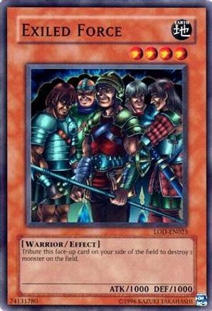 Exiled Force (LOD-EN023) - Legacy of Darkness (Worldwide English) Unlimited Legacy of Darkness (Worldwide English) Yugioh Single  Squirtle Squad Card Shop.