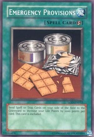 Emergency Provisions (LOD-EN033) - Legacy of Darkness (Worldwide English) Unlimited Legacy of Darkness (Worldwide English) Yugioh Single  Squirtle Squad Card Shop.