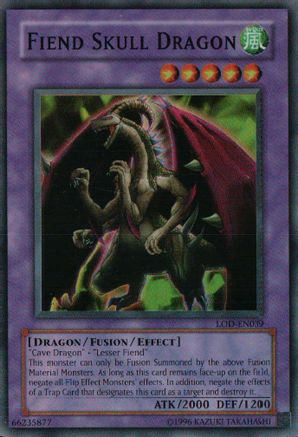 Fiend Skull Dragon (LOD-EN039) - Legacy of Darkness (Worldwide English) Unlimited Legacy of Darkness (Worldwide English) Yugioh Single  Squirtle Squad Card Shop.