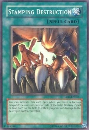 Stamping Destruction (LOD-EN046) - Legacy of Darkness (Worldwide English) Unlimited Legacy of Darkness (Worldwide English) Yugioh Single  Squirtle Squad Card Shop.