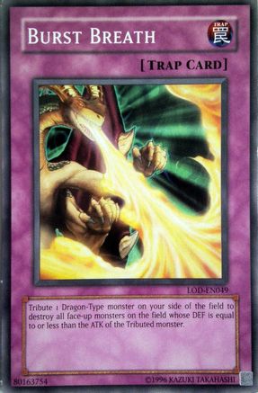 Burst Breath (LOD-EN049) - Legacy of Darkness (Worldwide English) Unlimited Legacy of Darkness (Worldwide English) Yugioh Single  Squirtle Squad Card Shop.