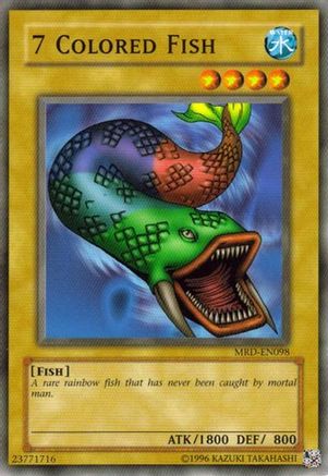 7 Colored Fish (MRD-EN098) - Metal Raiders (Worldwide English) Unlimited Metal Raiders (Worldwide English) Yugioh Single  Squirtle Squad Card Shop.