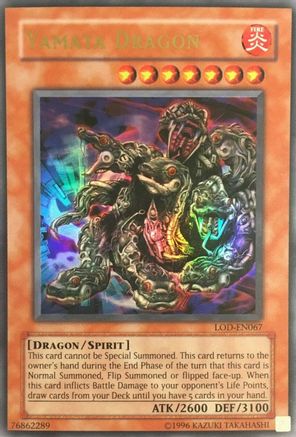 Yamata Dragon (LOD-EN067) - Legacy of Darkness (Worldwide English) Unlimited Legacy of Darkness (Worldwide English) Yugioh Single  Squirtle Squad Card Shop.