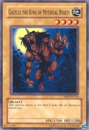 Gazelle the King of Mythical Beasts (MRD-EN124) - Metal Raiders (Worldwide English) Unlimited Metal Raiders (Worldwide English) Yugioh Single  Squirtle Squad Card Shop.