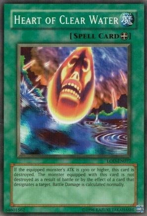 Heart of Clear Water (LOD-EN077) - Legacy of Darkness (Worldwide English) Unlimited Legacy of Darkness (Worldwide English) Yugioh Single  Squirtle Squad Card Shop.