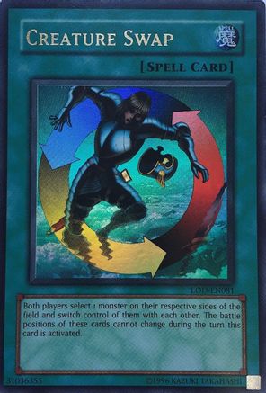Creature Swap (LOD-EN081) - Legacy of Darkness (Worldwide English) Unlimited Legacy of Darkness (Worldwide English) Yugioh Single  Squirtle Squad Card Shop.