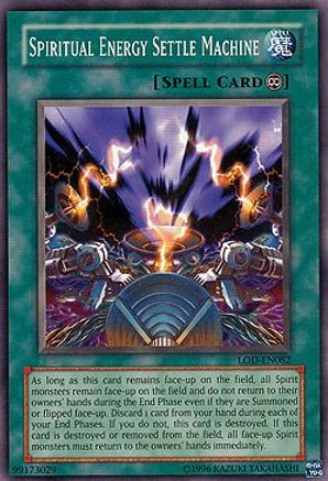 Spiritual Energy Settle Machine (LOD-EN082) - Legacy of Darkness (Worldwide English) Unlimited Legacy of Darkness (Worldwide English) Yugioh Single  Squirtle Squad Card Shop.