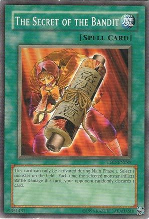 The Secret of the Bandit (LOD-EN085) - Legacy of Darkness (Worldwide English) Unlimited Legacy of Darkness (Worldwide English) Yugioh Single  Squirtle Squad Card Shop.