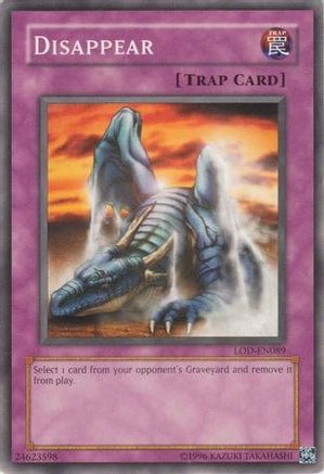 Disappear (LOD-EN089) - Legacy of Darkness (Worldwide English) Unlimited Legacy of Darkness (Worldwide English) Yugioh Single  Squirtle Squad Card Shop.