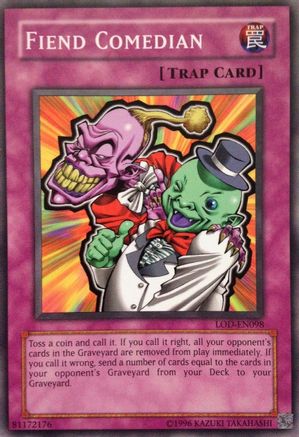 Fiend Comedian (LOD-EN098) - Legacy of Darkness (Worldwide English) Unlimited Legacy of Darkness (Worldwide English) Yugioh Single  Squirtle Squad Card Shop.