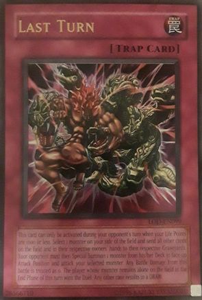 Last Turn (LOD-EN099) - Legacy of Darkness (Worldwide English) Unlimited Legacy of Darkness (Worldwide English) Yugioh Single  Squirtle Squad Card Shop.