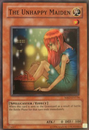 The Unhappy Maiden (MRD-EN134) - Metal Raiders (Worldwide English) Unlimited Metal Raiders (Worldwide English) Yugioh Single  Squirtle Squad Card Shop.