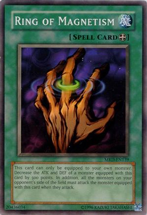 Ring of Magnetism (MRD-EN139) - Metal Raiders (Worldwide English) Unlimited Metal Raiders (Worldwide English) Yugioh Single  Squirtle Squad Card Shop.