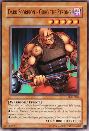 Dark Scorpion - Gorg the Strong (DCR-EN060) - Dark Crisis (Worldwide English) Unlimited Dark Crisis (Worldwide English) Yugioh Single  Squirtle Squad Card Shop.
