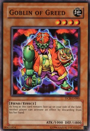 Goblin of Greed (DCR-EN065) - Dark Crisis (Worldwide English) Unlimited Dark Crisis (Worldwide English) Yugioh Single  Squirtle Squad Card Shop.