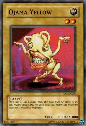Ojama Yellow (IOC-EN001) - Invasion of Chaos (Worldwide English) Unlimited Invasion of Chaos (Worldwide English) Yugioh Single  Squirtle Squad Card Shop.