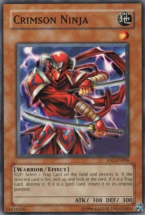 Crimson Ninja (IOC-EN006) - Invasion of Chaos (Worldwide English) Unlimited Invasion of Chaos (Worldwide English) Yugioh Single  Squirtle Squad Card Shop.
