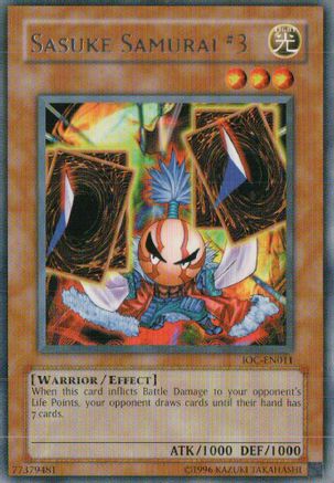 Sasuke Samurai #3 (IOC-EN011) - Invasion of Chaos (Worldwide English) Unlimited Invasion of Chaos (Worldwide English) Yugioh Single  Squirtle Squad Card Shop.