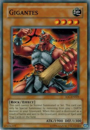 Gigantes (IOC-EN021) - Invasion of Chaos (Worldwide English) Unlimited Invasion of Chaos (Worldwide English) Yugioh Single  Squirtle Squad Card Shop.