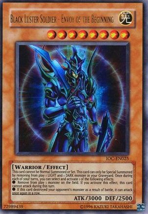 Black Luster Soldier - Envoy of the Beginning (IOC-EN025) - Invasion of Chaos (Worldwide English) Unlimited Invasion of Chaos (Worldwide English) Yugioh Single  Squirtle Squad Card Shop.