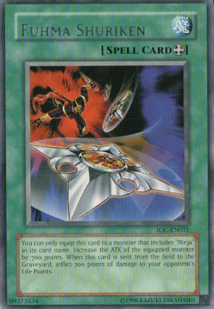 Fuhma Shuriken (IOC-EN031) - Invasion of Chaos (Worldwide English) Unlimited Invasion of Chaos (Worldwide English) Yugioh Single  Squirtle Squad Card Shop.
