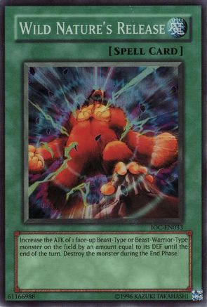 Wild Nature's Release (IOC-EN033) - Invasion of Chaos (Worldwide English) Unlimited Invasion of Chaos (Worldwide English) Yugioh Single  Squirtle Squad Card Shop.