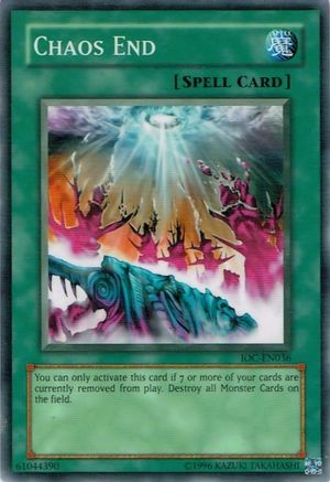 Chaos End (IOC-EN036) - Invasion of Chaos (Worldwide English) Unlimited Invasion of Chaos (Worldwide English) Yugioh Single  Squirtle Squad Card Shop.
