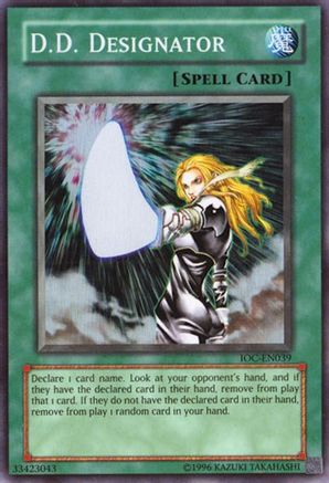 D.D. Designator (IOC-EN039) - Invasion of Chaos (Worldwide English) Unlimited Invasion of Chaos (Worldwide English) Yugioh Single  Squirtle Squad Card Shop.