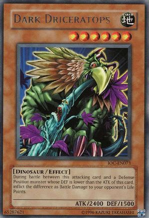 Dark Driceratops (IOC-EN073) - Invasion of Chaos (Worldwide English) Unlimited Invasion of Chaos (Worldwide English) Yugioh Single  Squirtle Squad Card Shop.