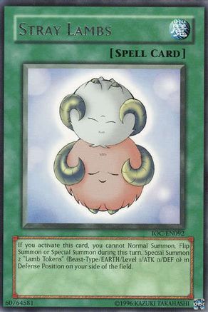 Stray Lambs (IOC-EN092) - Invasion of Chaos (Worldwide English) Unlimited Invasion of Chaos (Worldwide English) Yugioh Single  Squirtle Squad Card Shop.