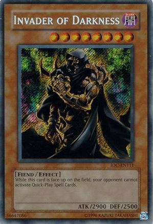 Invader of Darkness (IOC-EN111) - Invasion of Chaos (Worldwide English) Unlimited Invasion of Chaos (Worldwide English) Yugioh Single  Squirtle Squad Card Shop.
