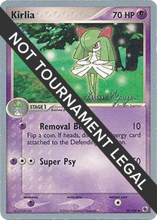 Kirlia - 2004 (Kevin Nguyen) 034  World Championship Decks - Uncommon World Championship Decks Pokemon Single  Squirtle Squad Card Shop.