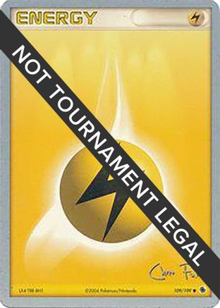 Lightning Energy - 2004 (Chris Fulop) 109  World Championship Decks - Common World Championship Decks Pokemon Single  Squirtle Squad Card Shop.
