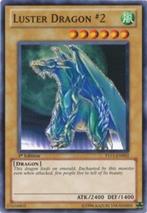 Luster Dragon #2 (YS11-EN002) - Starter Deck: Dawn of the Xyz 1st Edition Starter Deck: Dawn of the Xyz Yugioh Single  Squirtle Squad Card Shop.