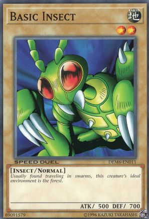 Basic Insect (DEM6-EN011) - Speed Duel Demo Deck 2020 Unlimited Speed Duel Demo Deck 2020 Yugioh Single  Squirtle Squad Card Shop.