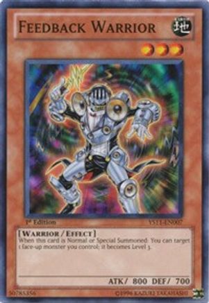 Feedback Warrior (YS11-EN007) - Starter Deck: Dawn of the Xyz 1st Edition Starter Deck: Dawn of the Xyz Yugioh Single  Squirtle Squad Card Shop.