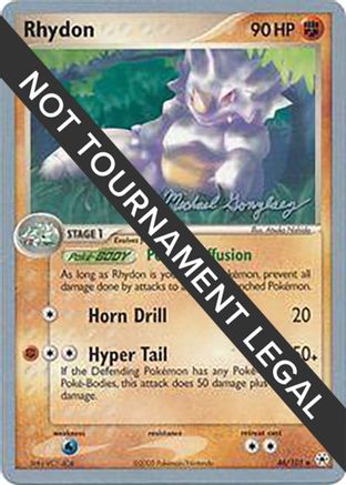 Rhydon - 2005 (Michael Gonzalez) 046  World Championship Decks - Uncommon World Championship Decks Pokemon Single  Squirtle Squad Card Shop.