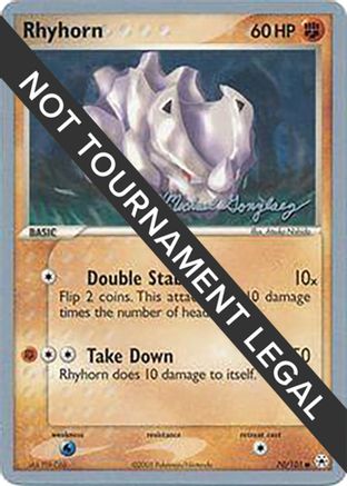 Rhyhorn - 2005 (Michael Gonzalez) 070  World Championship Decks - Common World Championship Decks Pokemon Single  Squirtle Squad Card Shop.