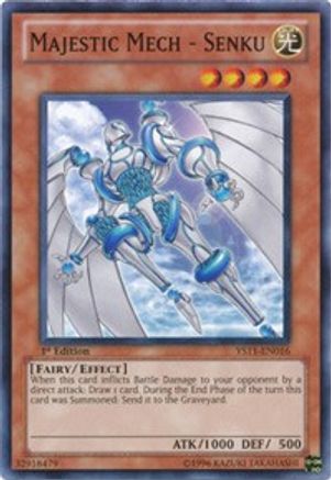 Majestic Mech - Senku (YS11-EN016) - Starter Deck: Dawn of the Xyz 1st Edition Starter Deck: Dawn of the Xyz Yugioh Single  Squirtle Squad Card Shop.